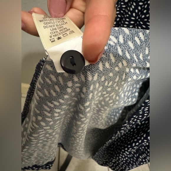 Max Studio Navy/White Maxi Dress . New with out tags, still in great conditions - Picture 8 of 10